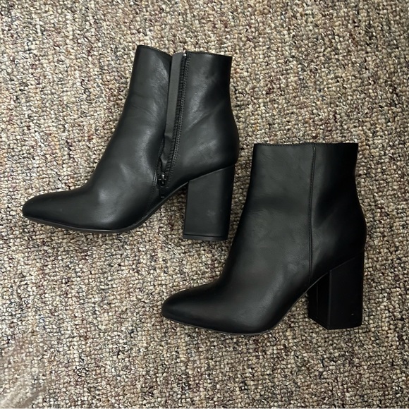 Madden girl high heels boots black size 8 - Picture 2 of 5